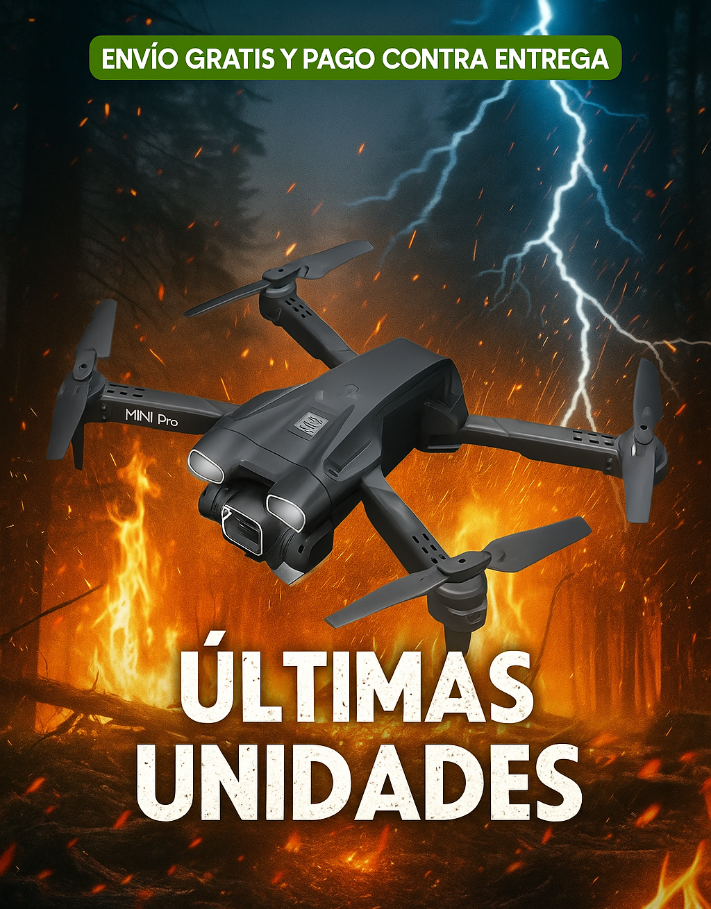 Exclusivo Dron H66 4K único en el mercado!